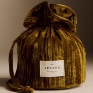 🇫🇷Sézane Velvet Drawstring Bag Pouch